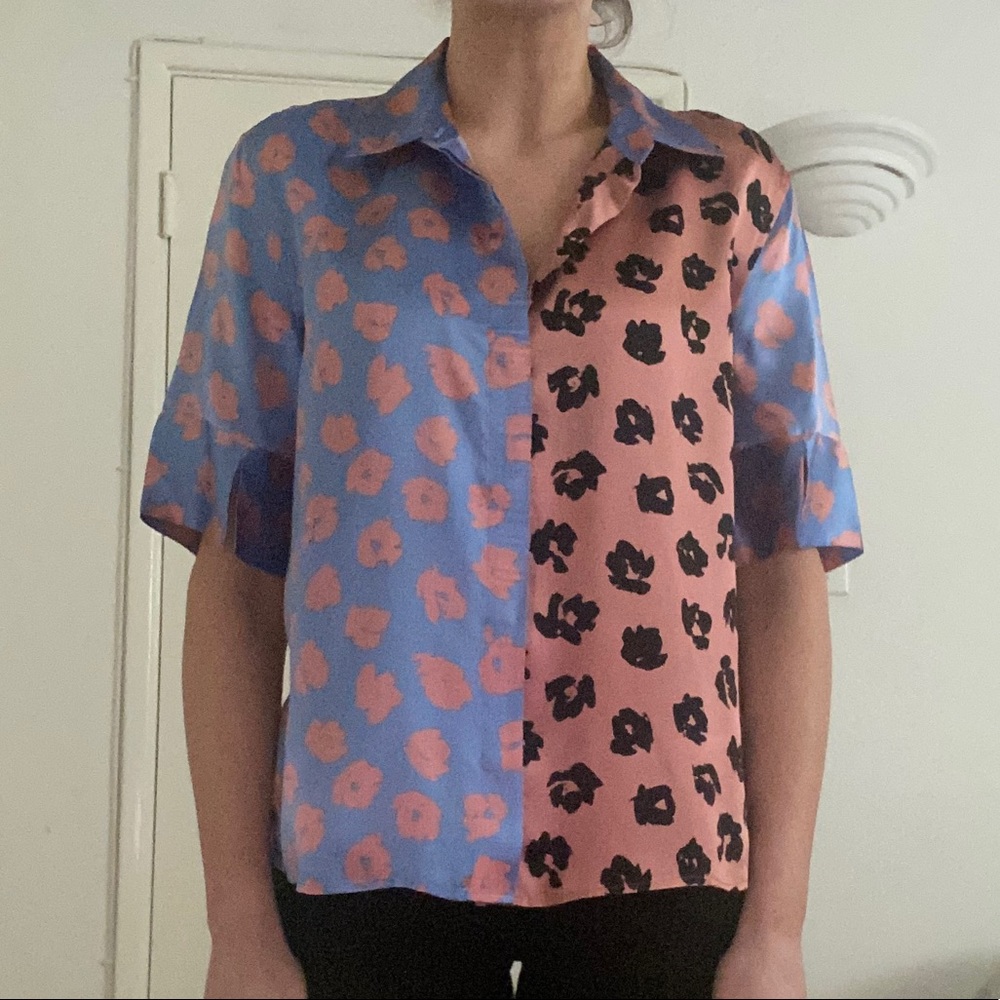 Silk Leopard Top